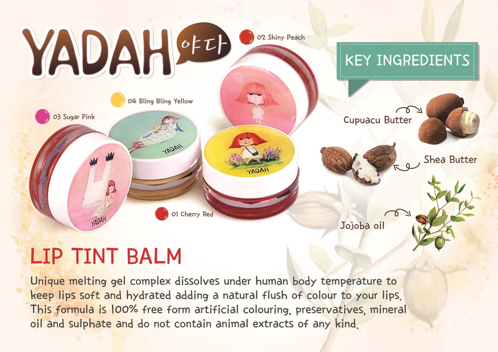 Yadah Lip Tint Balm [4 Colors to Choose]